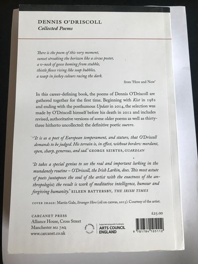 Dennis O'Driscoll; Collected poems