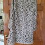 Ladies Cream/Gold/Black Fee G Coat Size 10 Image 5