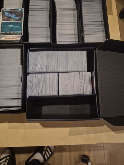 pokemon cards bulk around 6500 cards and over 1000 energy cards