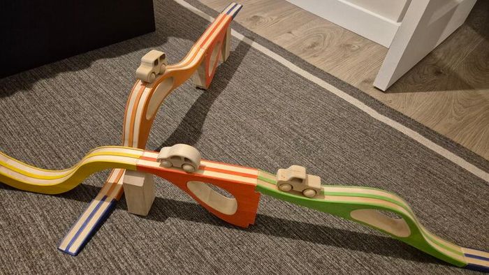 Waldorf Wooden Car Track