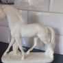 Alabaster Sculpture of a Horse Image 2