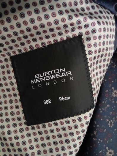 Burton Menswear London Blazer Greyish Blue