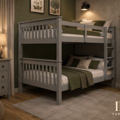 Quad bunk bed 4ft over 4ft Double bunk set
