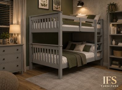 Quad bunk bed 4ft over 4ft Double bunk set