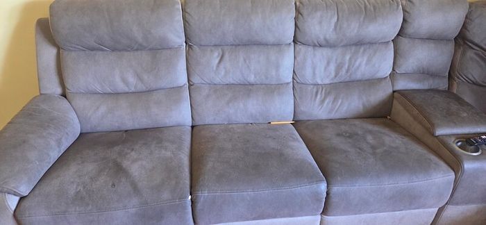 corner sofa with cup holders