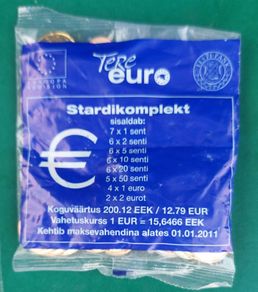 ESTONIA 2011 Euro Started Set Of Coins