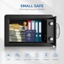 Security Safe box Digital Deposit Box for Home, Small Hidden Safes with Keys, Lock Box for Home Business Office Money Gun Jewelry Passport, 10L Image 5