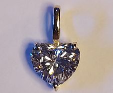 1.04ct Labgrown-Diamond 14K Gold Pendant