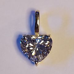 1.04ct Labgrown-Diamond 14K Gold Pendant