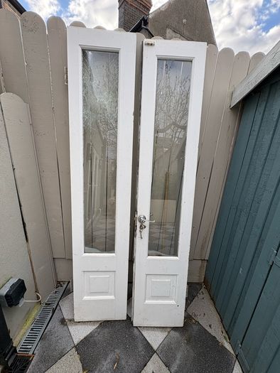 Double Wooden French Doors
