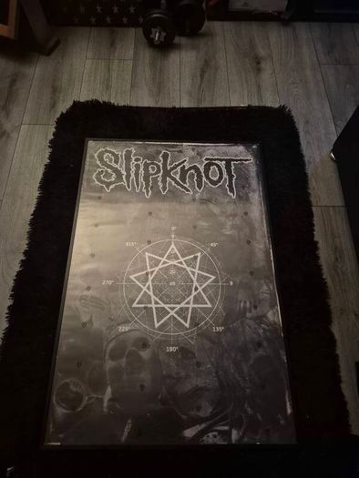 Large slipknot framed poster