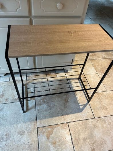 shelves side table