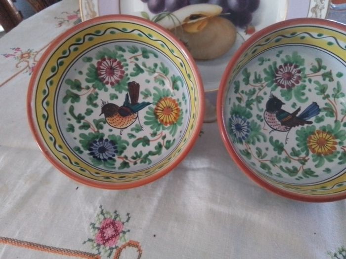 Two Pottery Bowls + Another