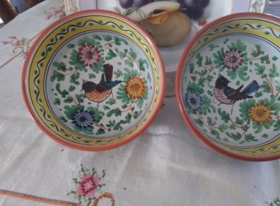Two Pottery Bowls + Another