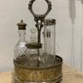 Antique or vintage Cruet set - silver metal Image 2