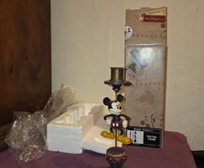 Jim Shore Disney Traditions Mickey Mouse Candle Holder Figurine Drum Base Enesco