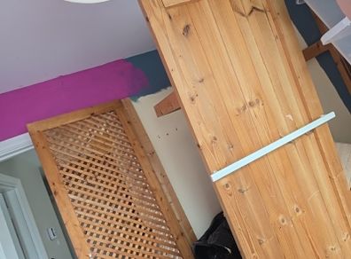 free wood from closet