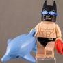 Lego SWIMSUIT BATMAN Minifigure Lego Batman Lego Minifigure Image 4