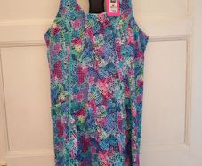 Helen Steele sports dress