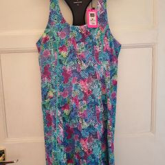 Helen Steele sports dress