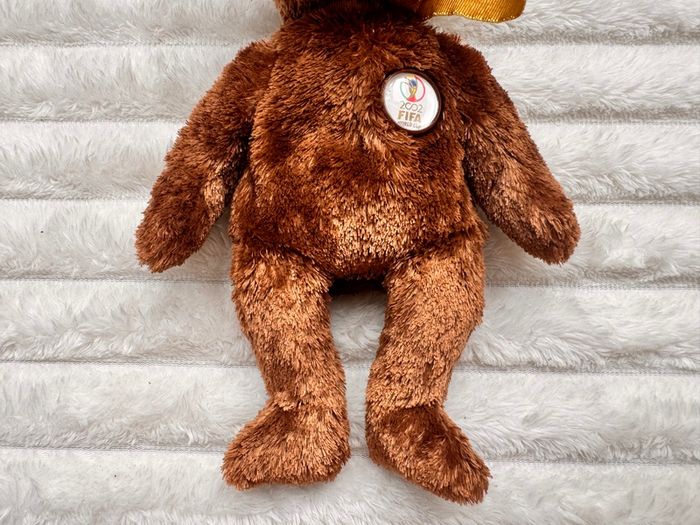 TY Beanie Buddies Champion FIFA World Cup 2002 Italy approx. 22 cm. Used Please see photos