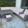 Outdoor Garden Rattan Dining Set & Storage Unit145cm Width 84 Depth 128 Height Image 5