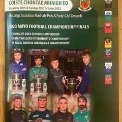 2023 Ballina Stephenites v Breaffy - Mayo GAA Senior Football Club Final Programme