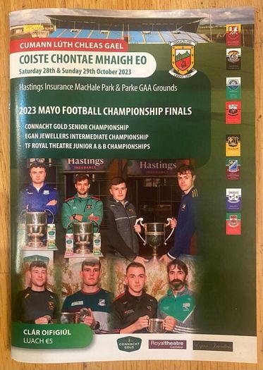 2023 Ballina Stephenites v Breaffy - Mayo GAA Senior Football Club Final Programme