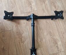 dual desktop monitor mount