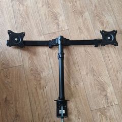 dual desktop monitor mount