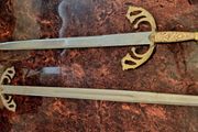 Pair of heavy large wall brass wall decor