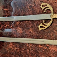 Pair of heavy large wall brass wall decor