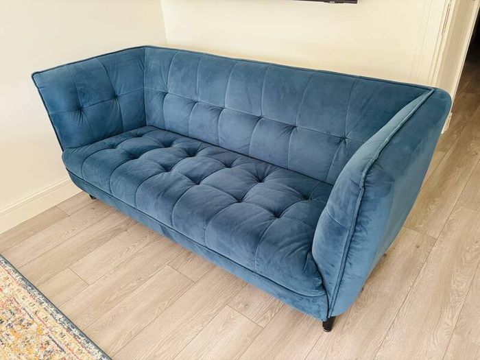 Misha 3 Seater Sofa- Blue from Harvey Norman