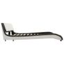 Bed Frame with LED Grey and White Faux Leather 150x200 cm Image 6