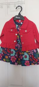 Baby girl dress and demin jacket