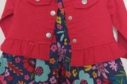 Baby girl dress and demin jacket