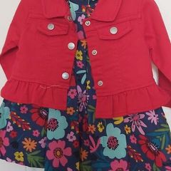 Baby girl dress and demin jacket