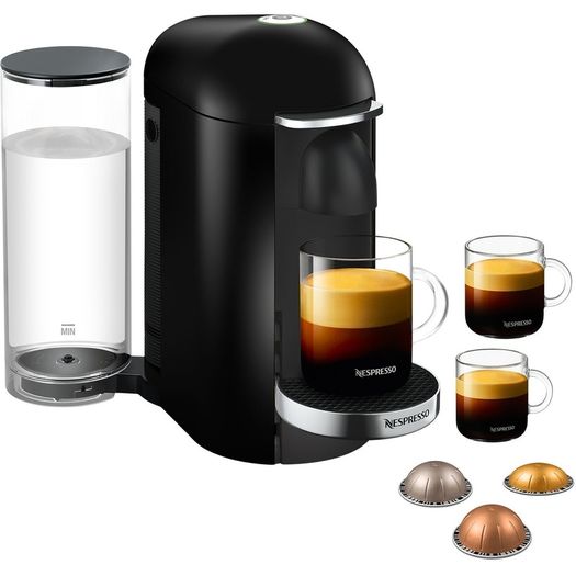 VertuoPlus Coffee Machine, Piano Black