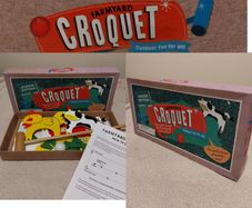 Wooden Farmyard Croquet Set, Junior Edition