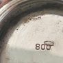 Silver candy dish or suger bowl 101 Gr. silver marked 800 silver Image 5