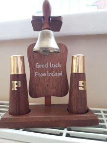 Vintage Wooden Condiment Set