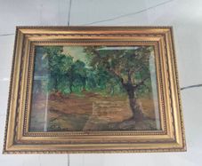 Original oil landscape