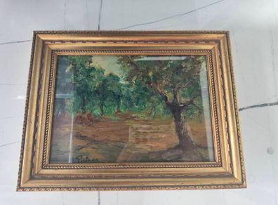 Original oil landscape