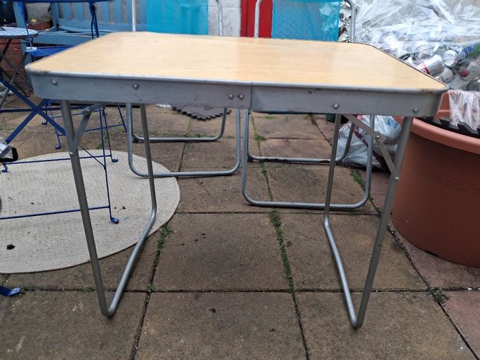 Camping table and chairs