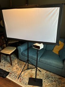 Projector, Screen and Stand