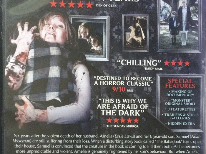 The Babadook [2014] Essie Davis, Noah Wiseman, Daniel Henshall, Hayley McElhinney, Barbara West & Ben Winspear [Movie DVD]