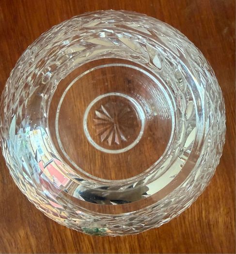 Vintage 1980's Waterford Crystal Glandore Rose Bowl