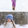 Girls Fleece Lined Leggings Image 2