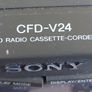 SONY CD Radio Cassette-Corder, Model No. CFD-V24, All working fine and in very good condition for its age Image 4