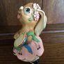 Vintage Stonecraft Pendelfin rabbit ornament Rosa Image 2
